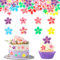 Essbare Blüten Tortendeko,35 Stk Essbare Blumen für Torte,Essbare Tortendeko Blumen Bunt,Tortendeko Blumen Essbar,Esspapier Blumen Cupcake Deko Geburtstag,Kuchen Deko Blumen Essbar für Hochzeit, Taufe