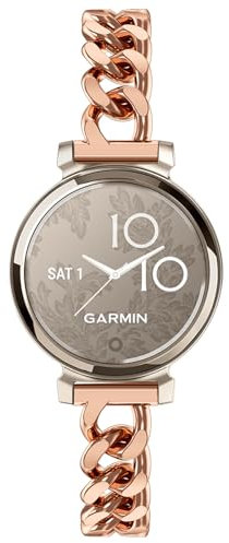 Wizvv Kompatibel mit Garmin Lily 2 Metallband, 14 mm, schmal, Metall, Edelstahl, verstellbare Armbänder, Ersatzbänder, kompatibel mit Garmin Lily 2 Classic Smartwatch-Zubehör für Damen und Herren