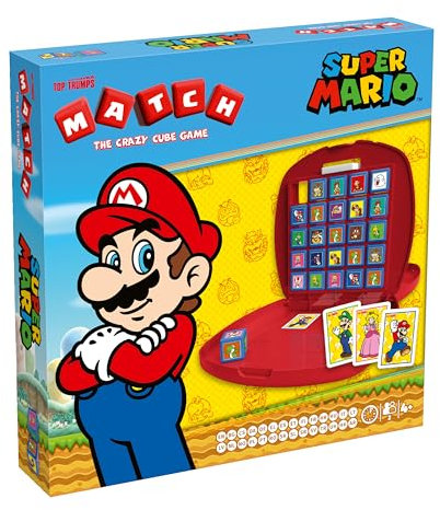 Winning Moves Top Trumps Match Super Mario – Würfelspiel für Kinder und Familie – Mehrsprachiges Brettspiel