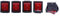 Pesfehhy 5 x Luce On/Off DPST Barca Interruttore a bilanciere 16A/250V 20A/125V AC
