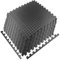 Tapis de Sport de Sol 20 Dalles en Mousse sans BPA + Bordures 30cm x 30cm Salle de Fitness Matelas Puzzl Tatami ÉVA Caoutchouc pour Gym, Musculation, Salle de Sport, Garage