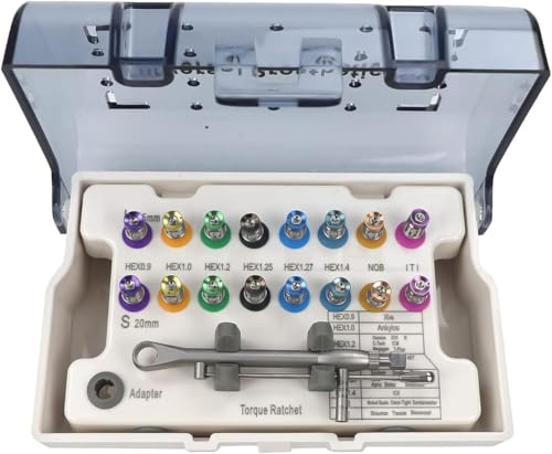 Kit de prótesis universal, 16 piezas de herramientas de reparación de destornilladores, tamaño 10-70Ncm