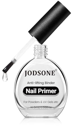 JODSONE 1Pc 16.5ml Nail Primer UV/LED Gel Compatible Acid-Free Formula for Sensitive Nails for Long-Lasting Nail Art Suitable for Beginner & Salon Use Fast Acting for Time Saving DIY