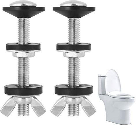 2Pcs Universal Toilet Cistern Repair Kit,Toilet Cistern Seal Kit,Toilet Tank Leak Fix Hardware Set,Toilet Repair Replacement Kit,Toilet Tank Repair Parts Replacement Gasket kit Fits Most Toilets