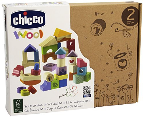 Chicco 00005166000000 - Bausteine, 40-er Set
