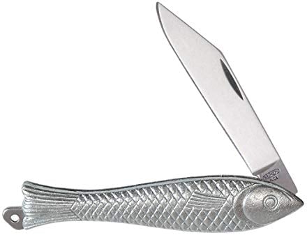 Mikov 130-NZn-1 Fish Shaped Pocket Folding Knife - Blade Length 5.5 cm