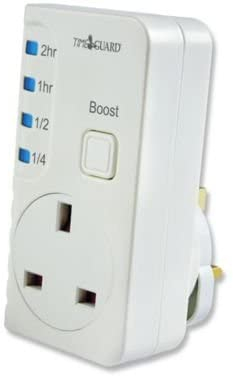 Timeguard TGBT6 BoostMaster Plug-In Electronic Boost Timer (3kW) 1/4 Hr 1/2 Hr 1 Hr 2Hr