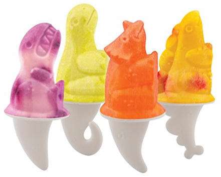 Tovolo, Freezer Pop Molds Dinos Set 4, 1 Count
