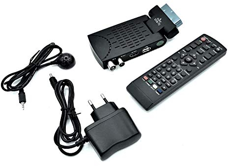 Tiempo de saldi decodificador Digital terrestre HD Mini Dvb T2 USB HDMI Toma Scart 180° Televisión