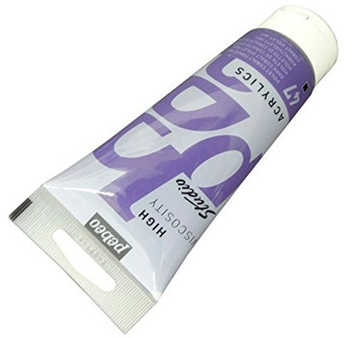 Pébéo - Acrílico Fine Studio - Pintura acrílica Violeta - Violeta Cobalto Oscuro Imitatión - 100 ml