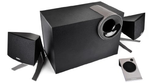 EDIFIER M1380 - Kit d'enceintes 2.1 (28 Watts) Avec télécommande filaire