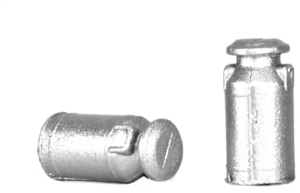 OO Gauge Milk Churns x10 Model Railway Plastic Details