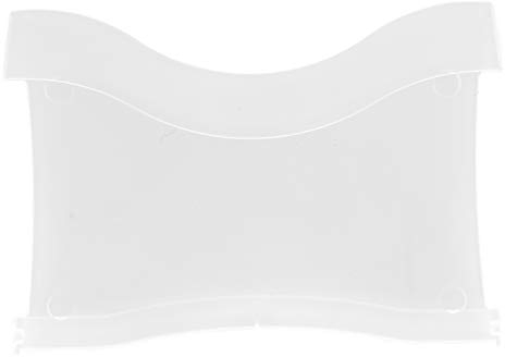 HAN Stützplatte für Lernkartei Croco, Polypropylen, A7 quer, 4er Packung, Trennplatte, 9037-63, klar-transluzent