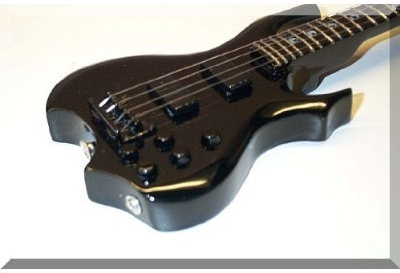 TOM ARAYA Miniatur Gitarre Bass ESP