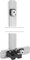 Hansa 44860040 Hansamatrix Unterputz Installationspaket 04, Silber