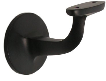 Handlaufhalter HLH 4530 Schwarz gerade Auflage Handlaufträger Stütze