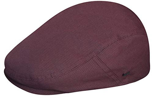 Bailey Hats Fergus Flat Cap - Burgundy Large