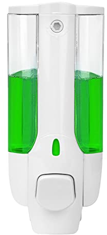 Ballshop Wall-Mounted Soap Dispenser 350mL Manual Hand Soap Dispenser Liquid Distributor for Body Wash Shampoo Conditioner Hand Sanitiser ?White?