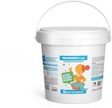 Materiamadre Percarbonato Puro Secchiello 3 kg - smacchiante, sbiancante, igienizzante