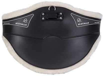 Acavallo Sattelgurt mit Stollenschutz Comfort Gel öko Wolle - Size 130