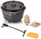 Petromax Feuertopf (Dutch Oven) Starterset ft9 inkl. 5er-Set Feuerkit