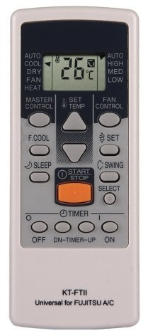 Mando a distancia universal para aire acondicionado con pantalla LCD para FUJITSU