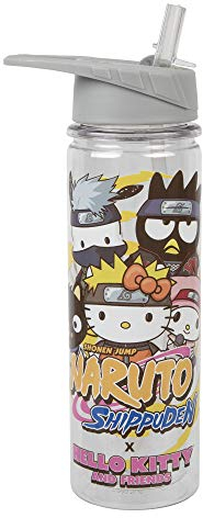 Naruto X Sanrio Bouteille d'eau UV 473 ml