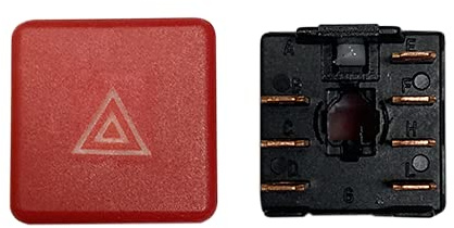 3RG INDUSTRIAL - Boton Warning- OEM 1300456808 6552CX - Piezas para Coche Recambios Motor y Otras Partes de Vehículo | Compatible con los Modelos de Coche y Moto indicados más Abajo.