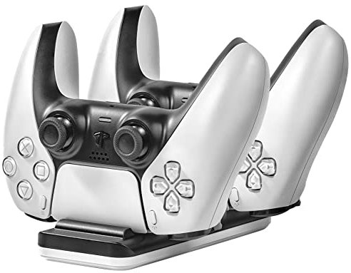 Numskull Station de Charge Double pour Manette Playstation 5 DualSense Compatible avec Les manettes Officielles PS5