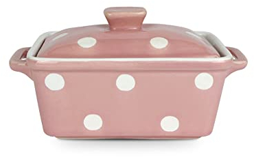 Nada Home Butterdose aus Keramik Isabelle Rose in Punkten Butterdose Backblech Backblech 5032