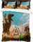 Ansson Evolved Kinder Bettwäsche 135x200cm, Dragon Weiche Bettbezug + 2 Kissenbezug 80x80, ARK Mikrofaser Bettwäsche-Sets (Single 135x200, ARK3)