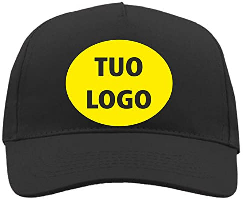 BrolloGroup 10 Cappellini Baseball Personalizzabili con Stampa di Loghi Taglia Unica da Adulto Modello Startfive PS 39505