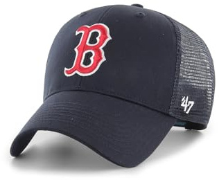 '47 Brand MVP Trucker Adjustable Cap Boston RED SOX B-BRANS02CTP-NYE Navy Dunkelblau, Size:OneSize
