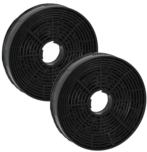 vhbw 2x Filter Aktivkohlefilter kompatibel mit Silverline AF 90 | Delta, Esty, KUL 1, Kubik Dunstabzugshaube