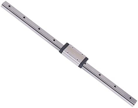 KGTCN MGN15H 500mm Länge Mini Lagerstahl Linearführung Linearschiene Linearführungsschiene mit 1 Stück Hohe Präzision MGN15H Lager Gleitblock, für 3D-Drucker XY und CNC-Maschine