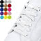 Cordones Elasticos Sin Atar - Cordones Ajustables Resistentes con Cierres Magneticos - Aptos en Zapatos y Zapatillas - Para Niños y Adultos (Blanco)