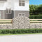 Homgoday Gabionenkorb mit Bogen, 150 x 50 x 120/140 cm, verzinktes Eisen, Gabionen für Steine, Gabionen, Blumenkästen