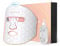 IBORRIA Masque Visage LED, Thérapie Facial a la Lumière Proche Infrarouge en Silicone Flexible, 3 Couleurs, Anti-Âge Beauté Luminothérapie pour Tous Les Types de Peau à la Maison (Blanc Élégant)