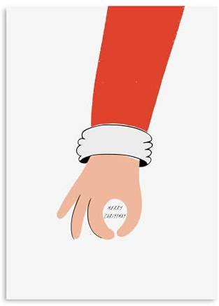 Nastami Weihnachtskarte lustig Postkarte Weihnachten Weihnachtskarten (REINGESCHAUT)