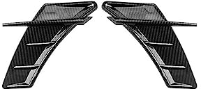 2 Stück Auto Air Vent Aufkleber Seitenfender Aufkleber Für A-udi ABT RS3 RS4 RS5 RS6 A6 C6 C5 A1 A3 8P A4 B8 B6 A5 A7 A8 Q5 Q7 TT R8 ABT (Color : Carbon Type 1)
