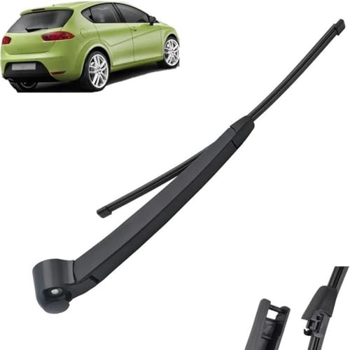LMMPP Escobilla y Brazo del limpiaparabrisas Trasero para Seat Leon MK2 (2005-2012) limpiaparabrisas Trasero del Coche