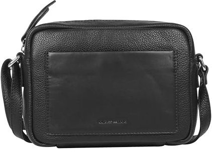 Gerry Weber - Ascona Schultertasche für Damen, Umhängetasche mit Reißverschluss, 21,5x16x5,5cm, Schwarz