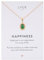 LUUK LIFESTYLE Collier femme avec pendentif en pierre de forme ovale, accessoire de mode tendance et esthétique, cadeau de noël, anniversaire, rose
