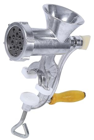 WGFOIP Picadora de Carne Manual, Macina Carne, Máquina Trituradora de Procesador de Carne para Salchichas de Aleación de Aluminio con Abrazadera de Mesa para Pollo de Res