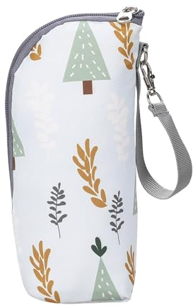 Bolsa Térmica para Biberón, Bolsa Aislante para Biberón, Portátil Bolsa de Almacenamiento para Botella Leche Materna, Nevera Biberones Bebe, Portabiberones Termico para Cochecitos, Viaje, Exterior