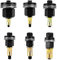 6 Pièces Écrous à tête de Rivet à Main, Riveteuse Pneumatique Kit de Mandrin, Pince à Insert Fileté, Riveteuse Manuelle, Adaptateur Riveteuse pour Ensemble de Têtes pour Rivets M3 M4 M5 M6 M8 M10
