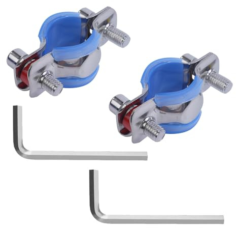 Namvo Set of 2 Sinking Office Chair Fixing Brackets, 304 Stainless Steel Pipe Clamps to Prevent Sinking for Most Office Cylinder Drop Support