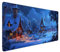 Weiß Mousepad XXL 700x300 MM Schreibtischunterlage, Gaming Mauspad Landschaft Mouse Pad Wasserdicht und Langlebig Mousepad Groß mit Vernähte Kanten für PC, Laptop, Gaming, Büro, Zuhause Deko 8-4