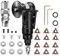 Smussatrice Pneumatica, Mini 45° portatile 2in1 Strumento di Smussatura Pneumatica con Lame di Ricambio, Sbavatura dei Metalli Strumento con Lame Angolari 6C e 6R per Sbavatura in Metallo e Legno