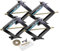 Wagenheber hebebühne auto 9K lb Heavy DutTrailer Camper Stabilizer Leveling Scissor Jacks mit Dual Power und komplettem Montagesatz